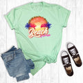 Beach Please Spring Break Graphic Tee