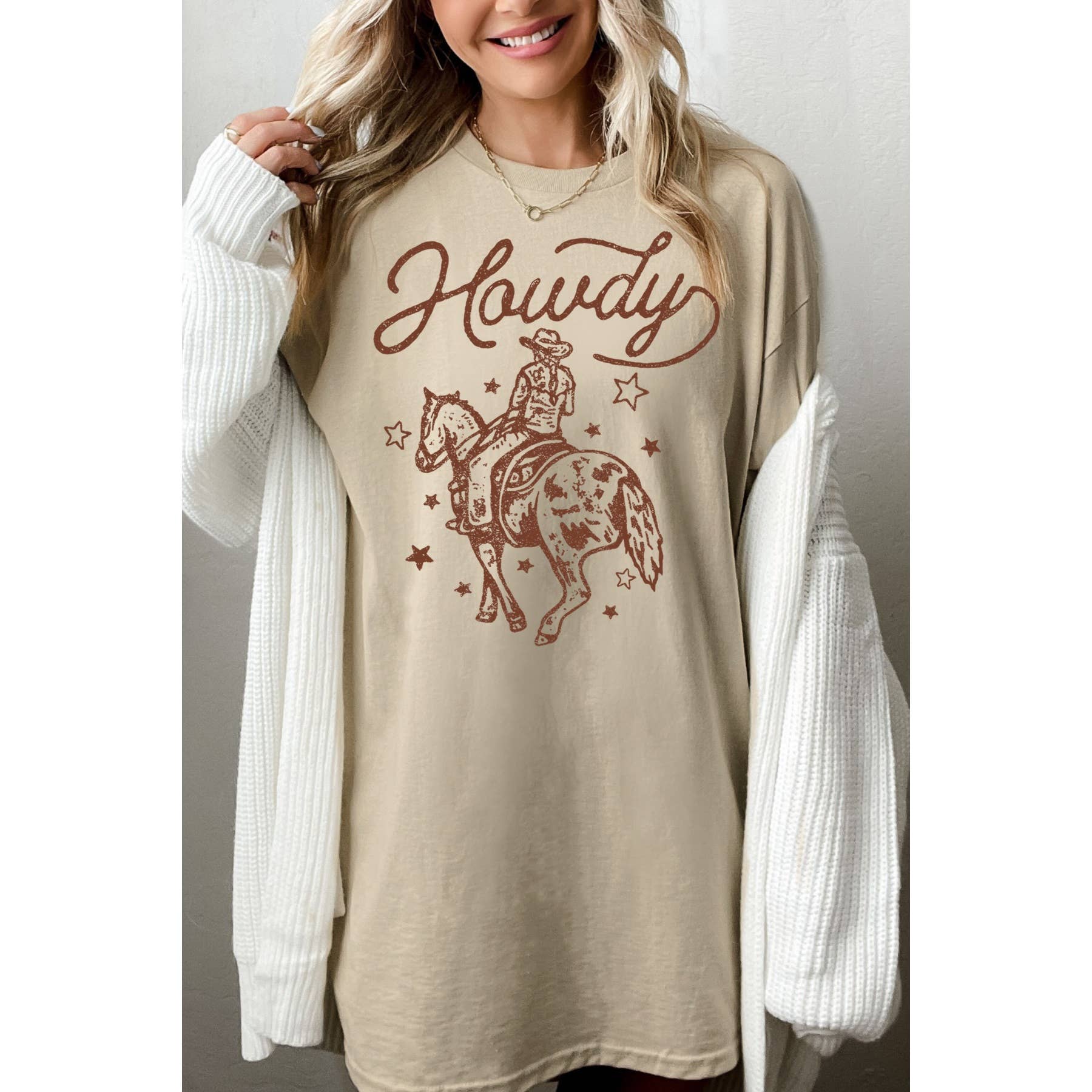 Unisex  Oversized - Howdy Cowboy