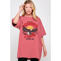 Wilderness Eagle  Graphic Oversized Tee