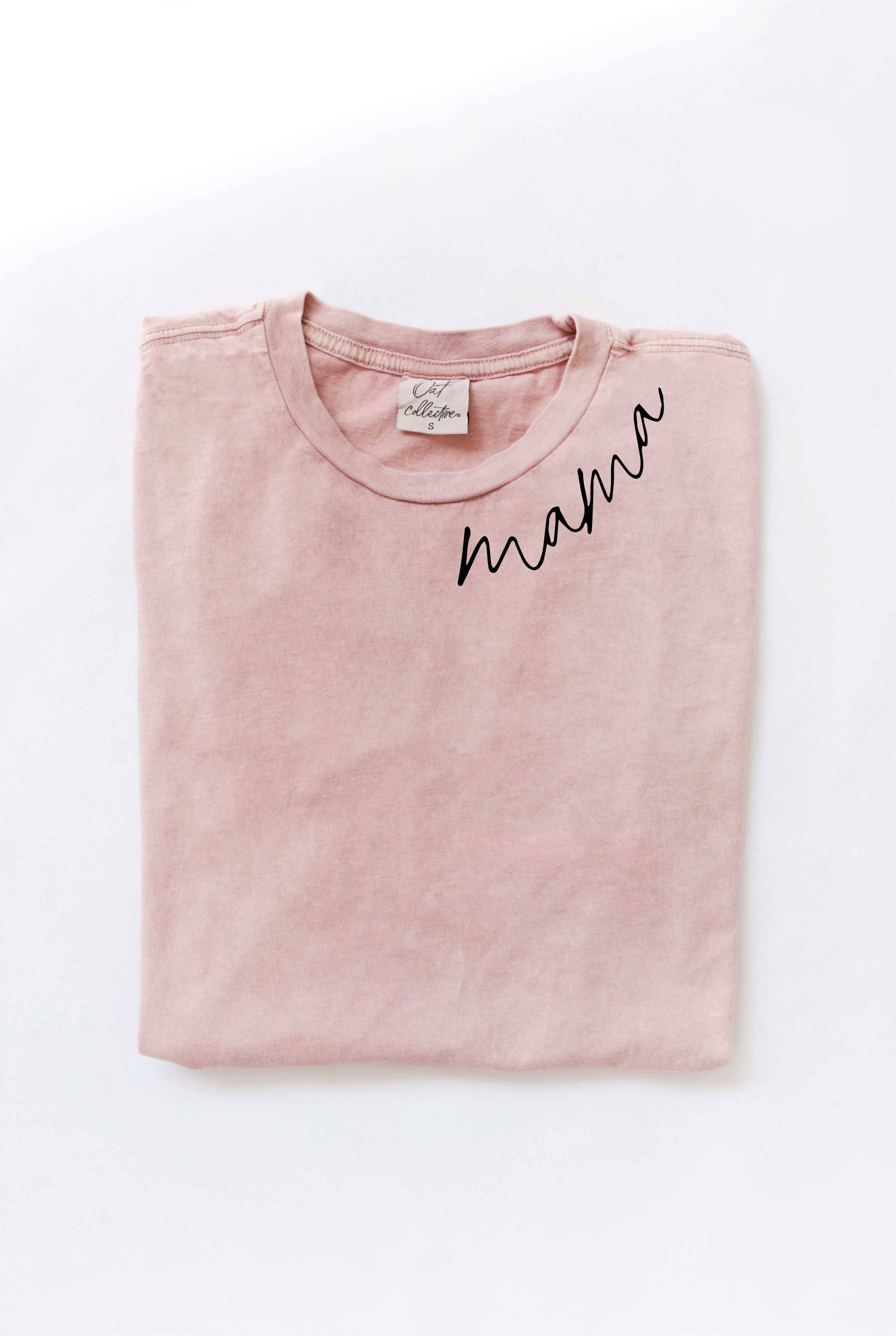 Mama Mineral Washed Graphic Top
