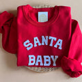 Santa Baby Crewneck Sweatshirt, Festive Holiday Sweaters