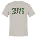 Vintage Sage Green Bold Text Men's T-Shirt