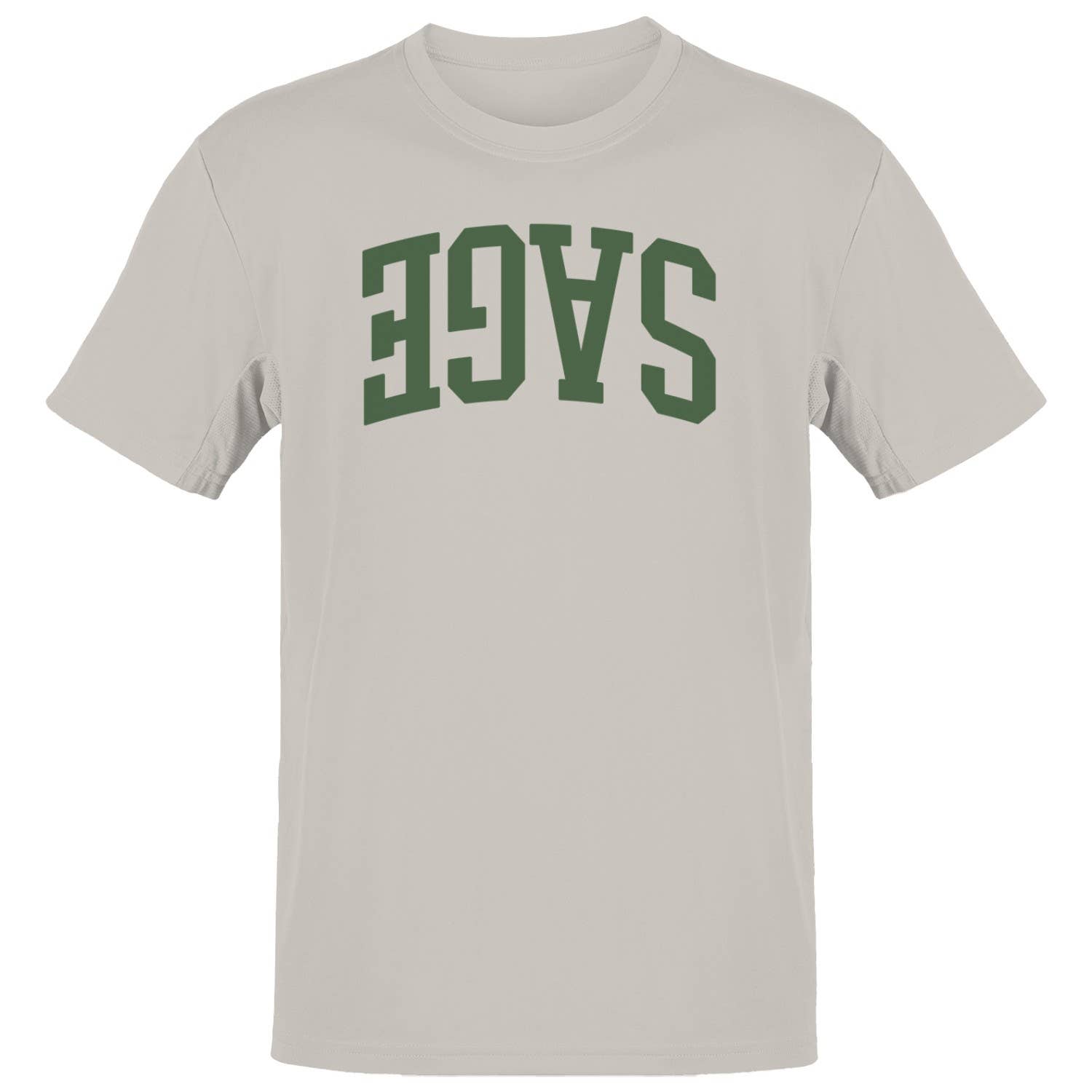 Vintage Sage Green Bold Text Men's T-Shirt