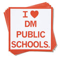 I Heart Des Moines Public Schools Sticker