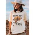 Raise Hell Cowboy Graphic Oversized Tee