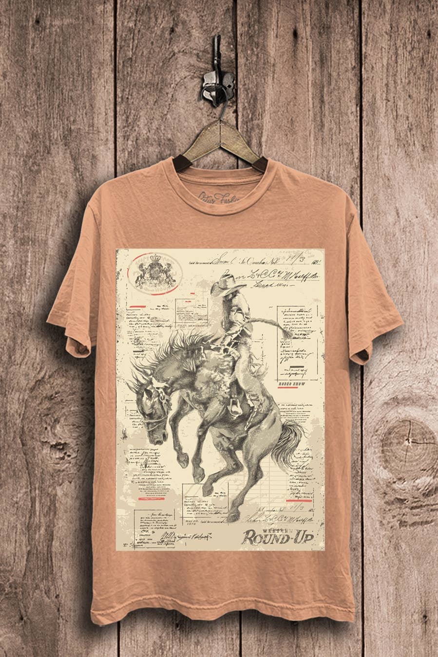 Wild West Cowboy Graphic Top
