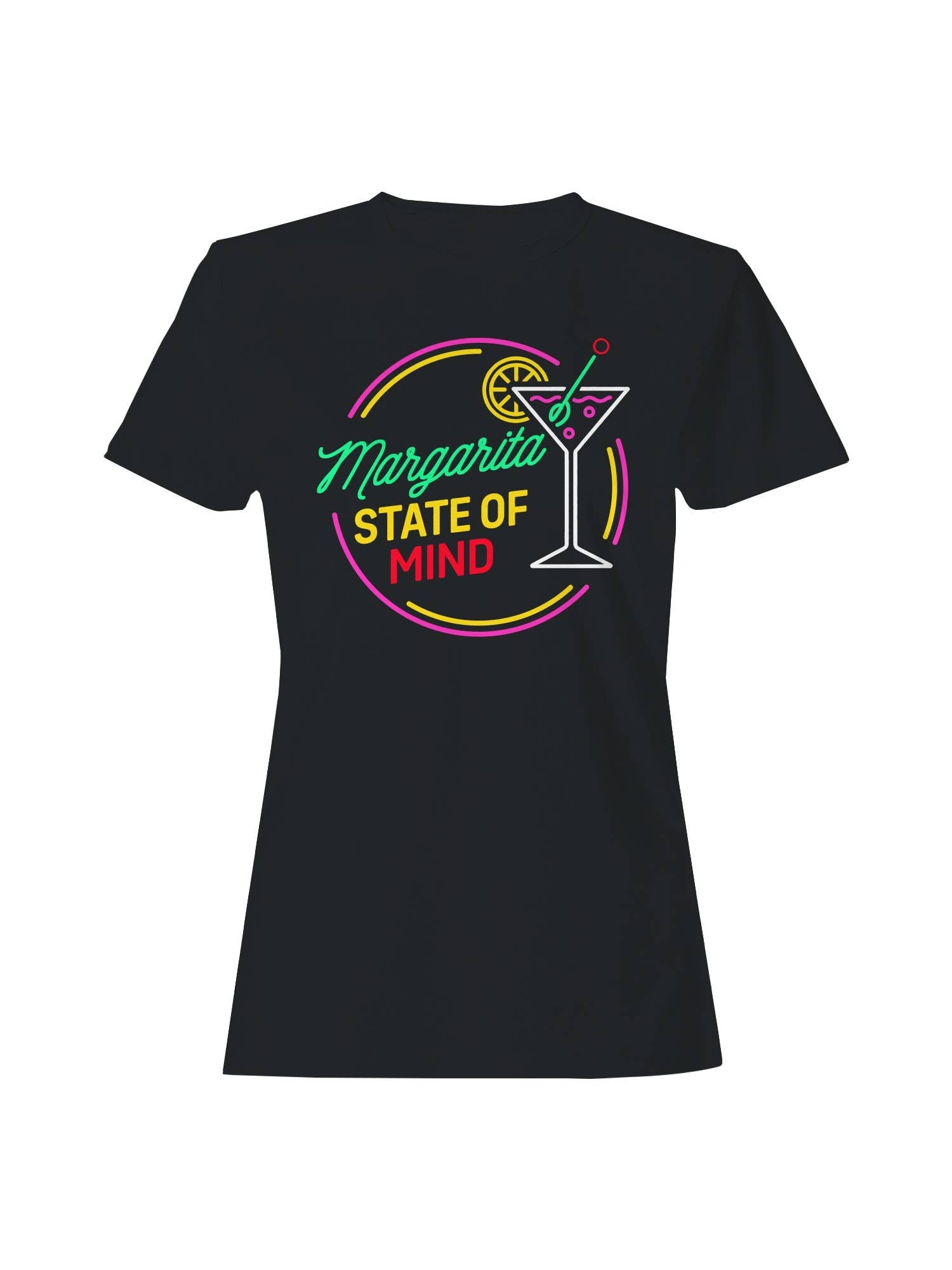 Margarita State of Mind Neon Art Women's T-Shirt