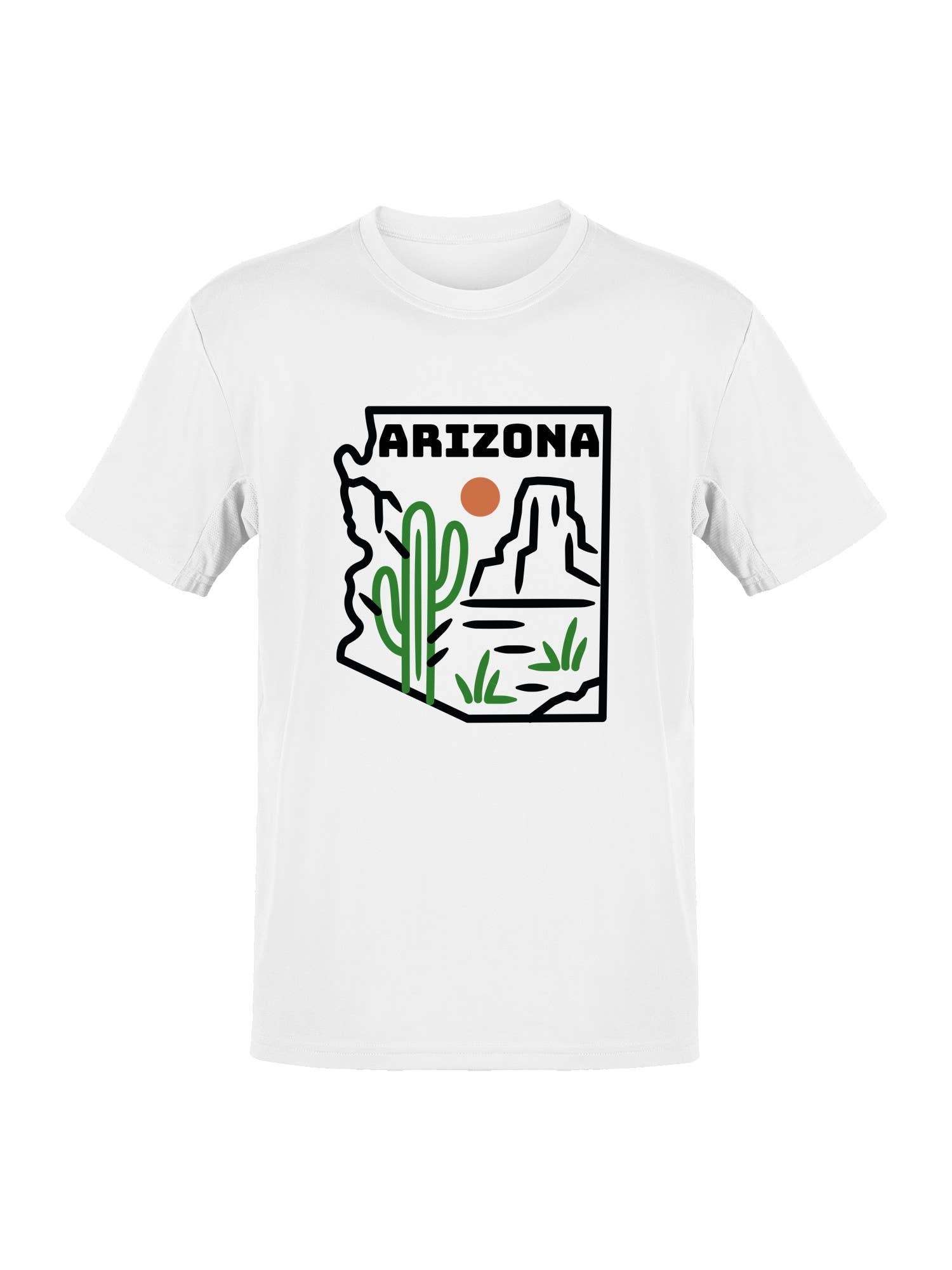 Arizona Cactus Desert Art Men's T-Shirt