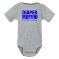 Diaper Muffin Pooper Company Baby Onesie