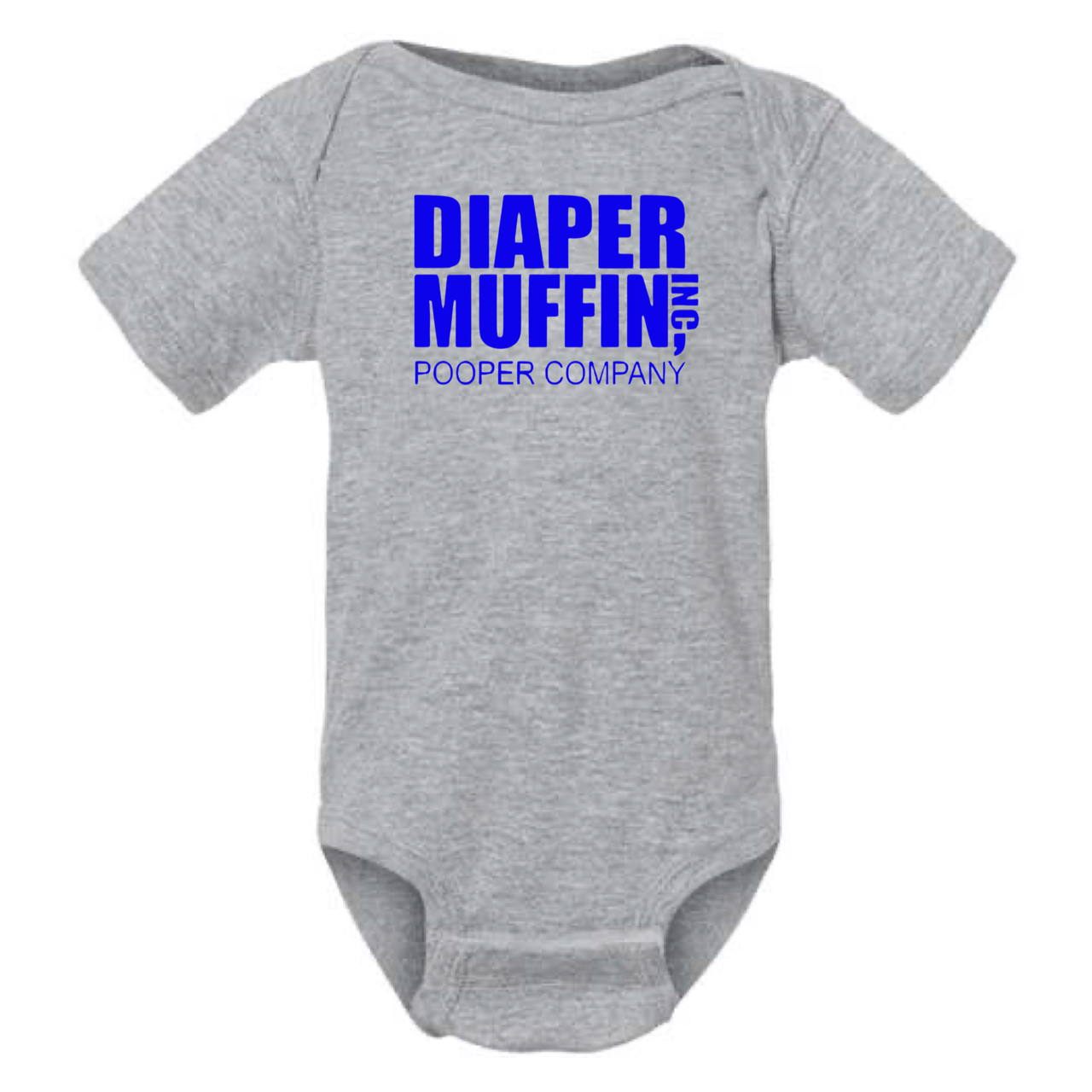Diaper Muffin Pooper Company Baby Onesie