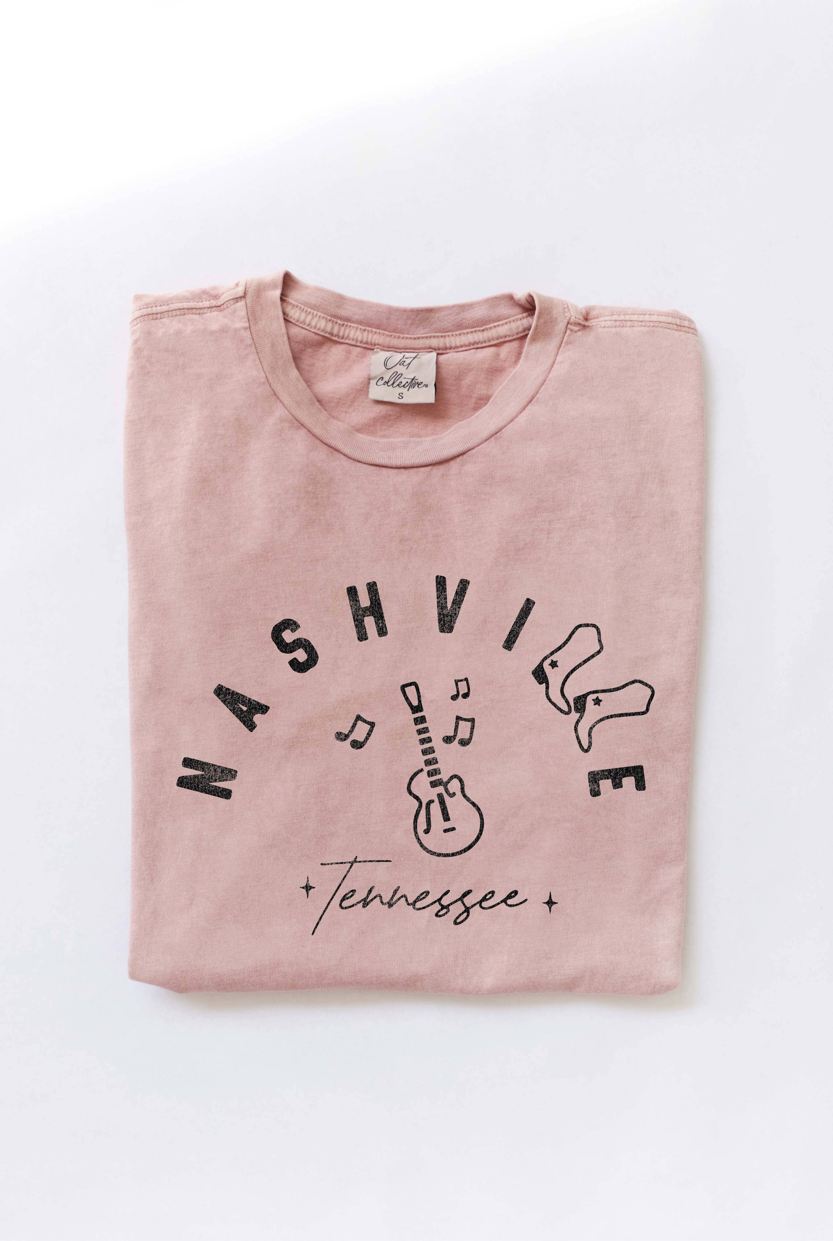 Nashville Tn Mineral Washed Top - Made To Order