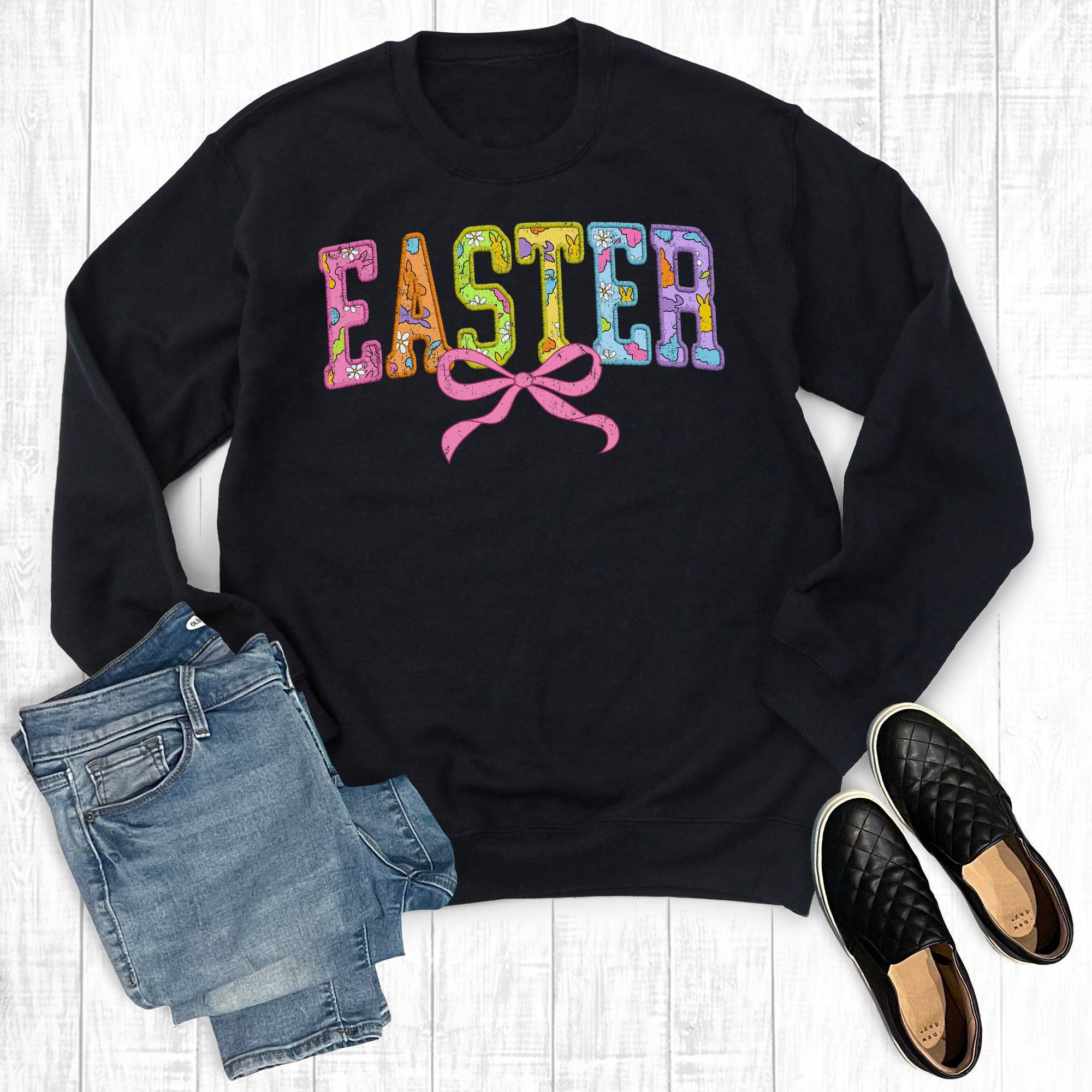 Easter Coquette Bow Sweatshirt Sweatshirt