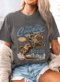 Ride'em Cowboy Rodeo Show Graphic Tshirts