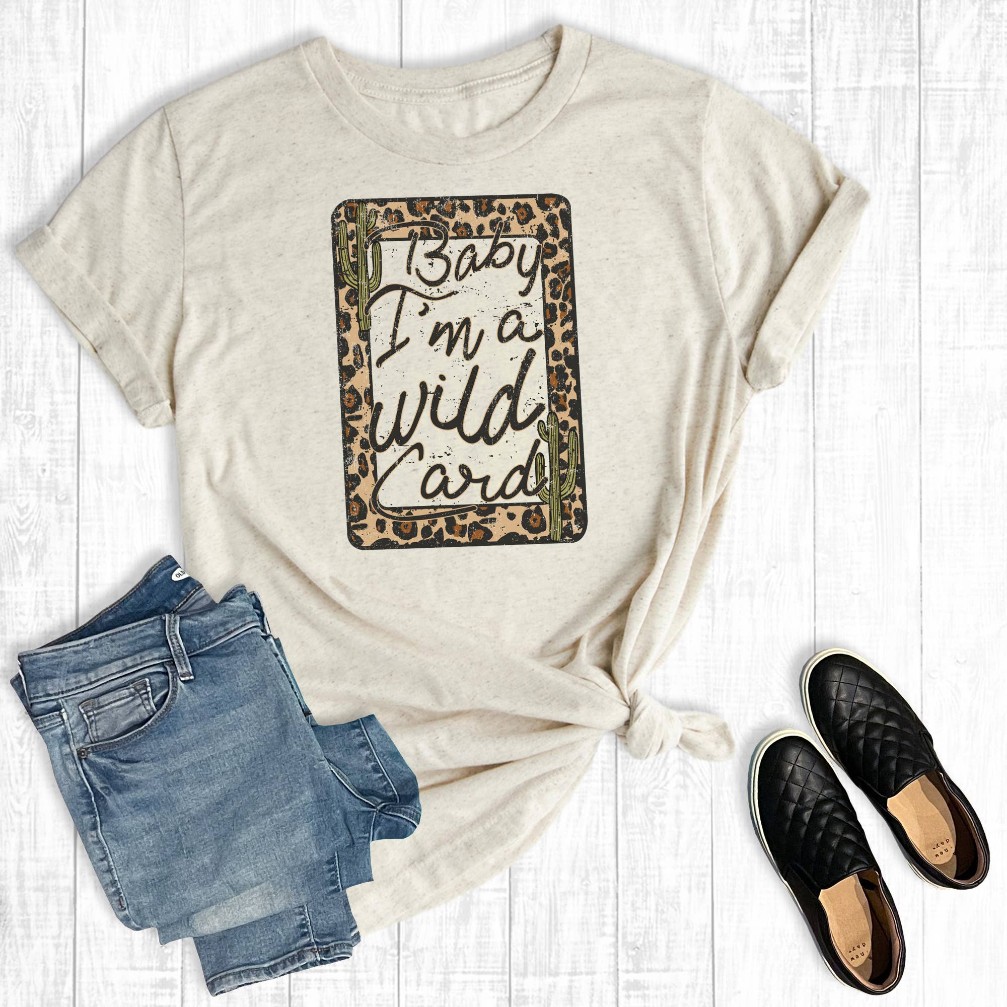 Western Baby I'm A Wild Card Graphic Tee