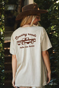Country Roads Take Me Home Oversized Graphic Top