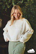 Game Day Puff Print Mid Graphic Sweatshirt
