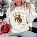 Giddy Up Jingle Horse Cowboy Sweatshirt