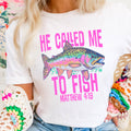 He Called Me To Fish Christian Graphic T-Shirt | Gildan
