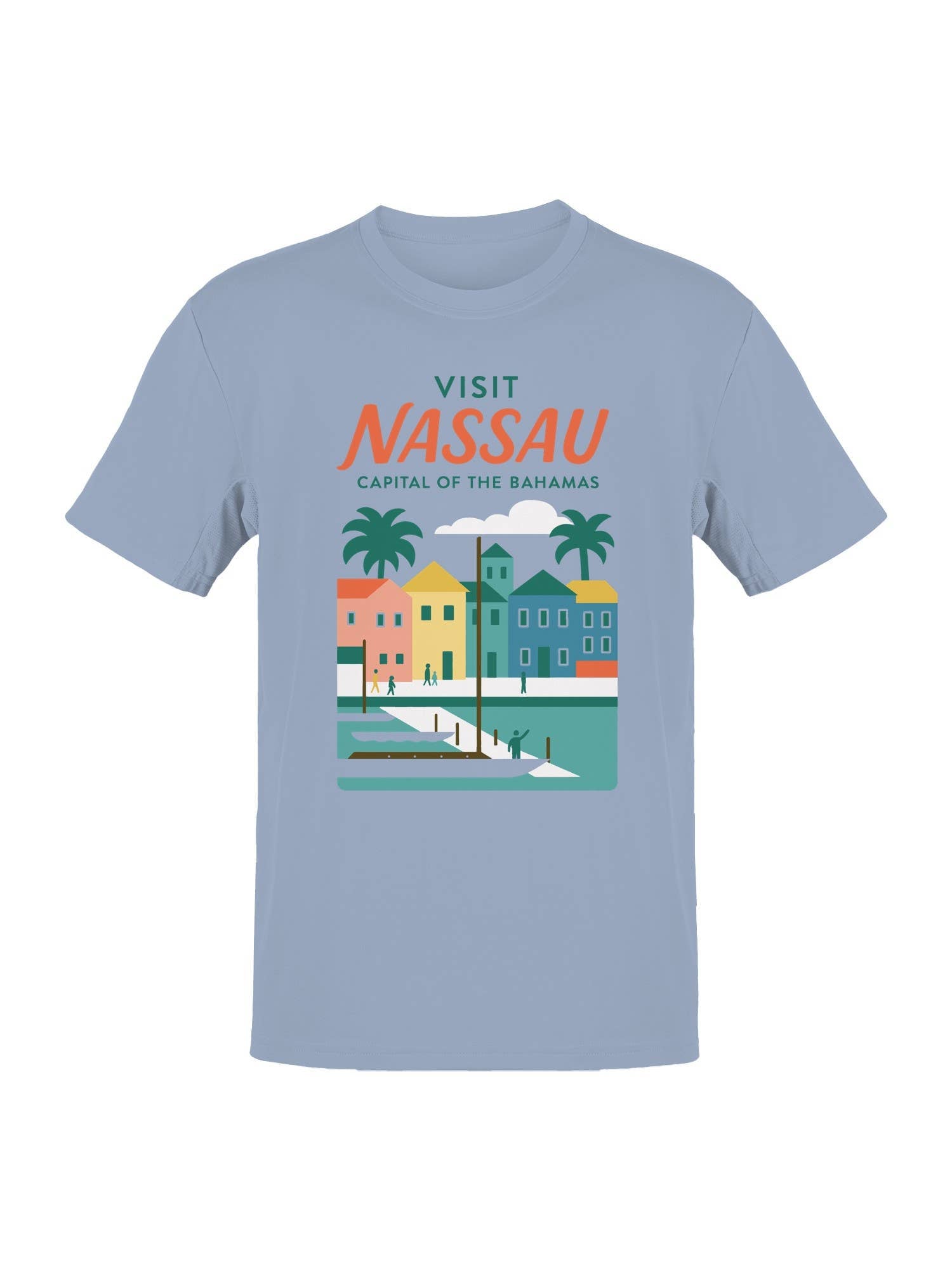Explore Nassau: Bahamas Capital Art Men's T-Shirt