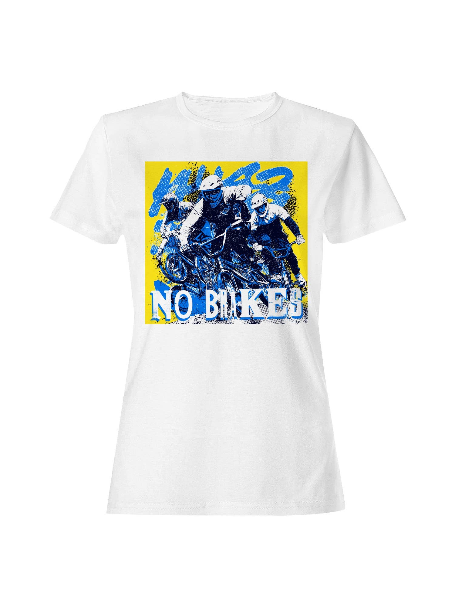 No Brakes Bike Racing Art Women's T-Shirt