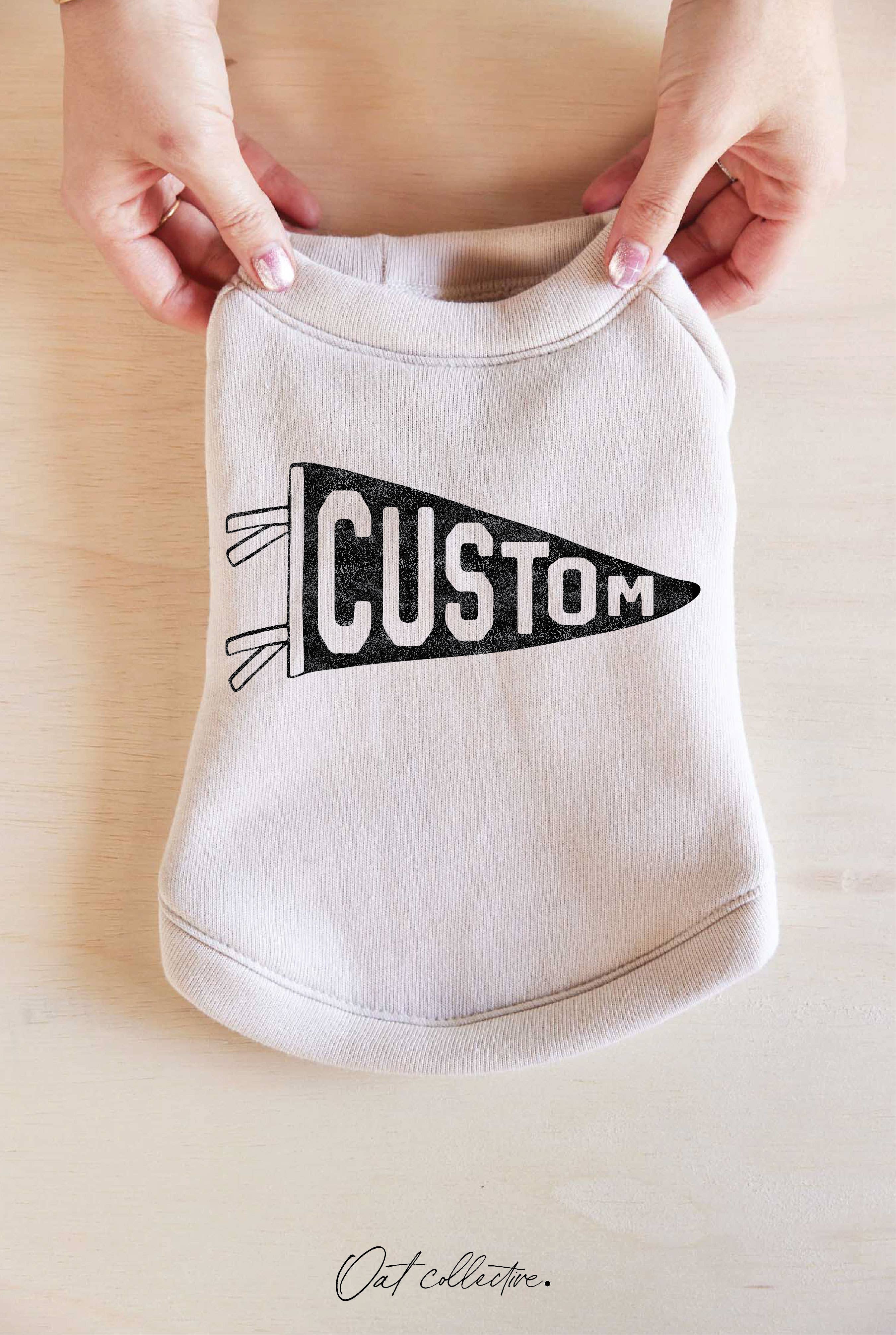 Custom Pennant Pet Graphic Sweatshirt