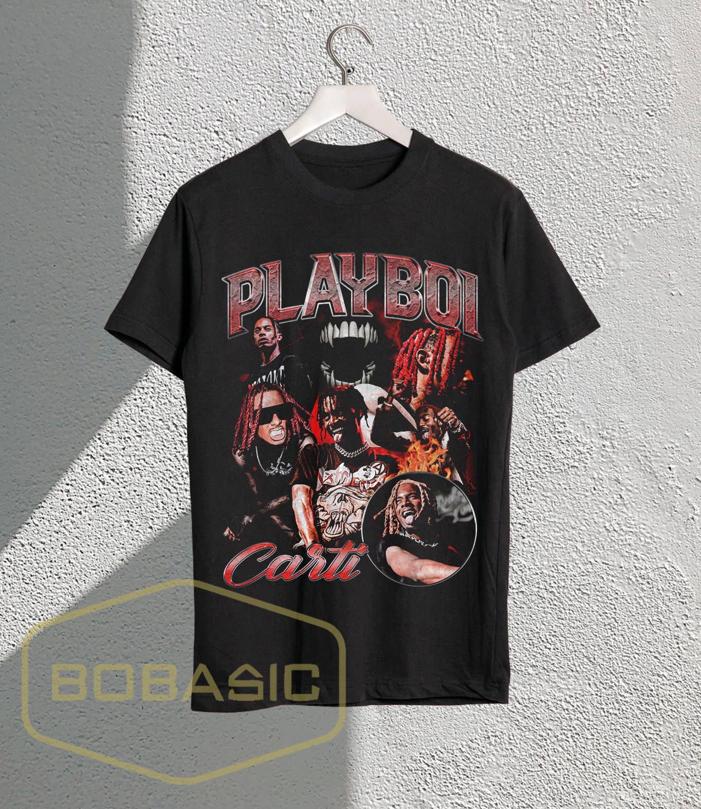 Playboi Carti Tour T-Shirt, Vintage Retro Rap Hip Hop Style