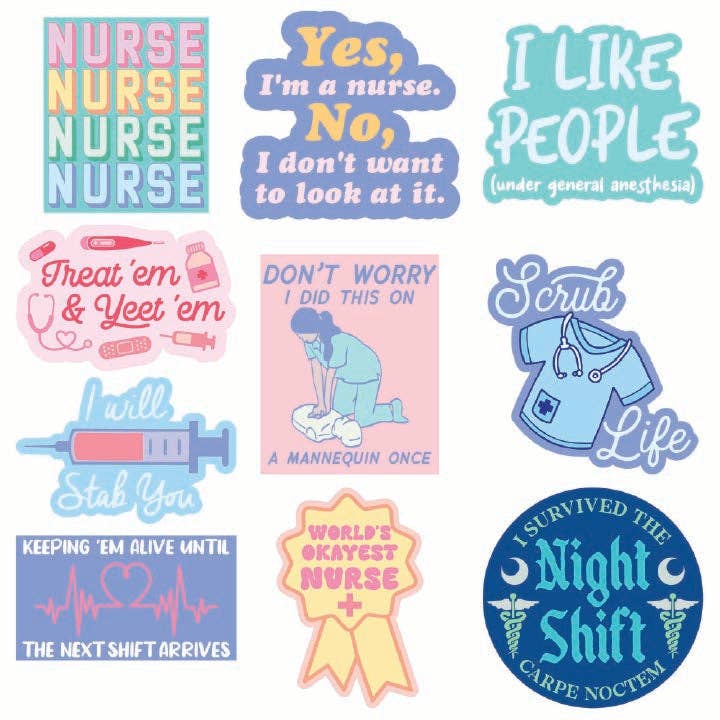 Nurse Stickers