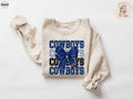 Dallas Football Game Day Sweatshirt - Vintage Sunday Style