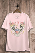 World Tour Eagle Graphic Top