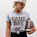 Gameday Leopard Print - Gray Tee