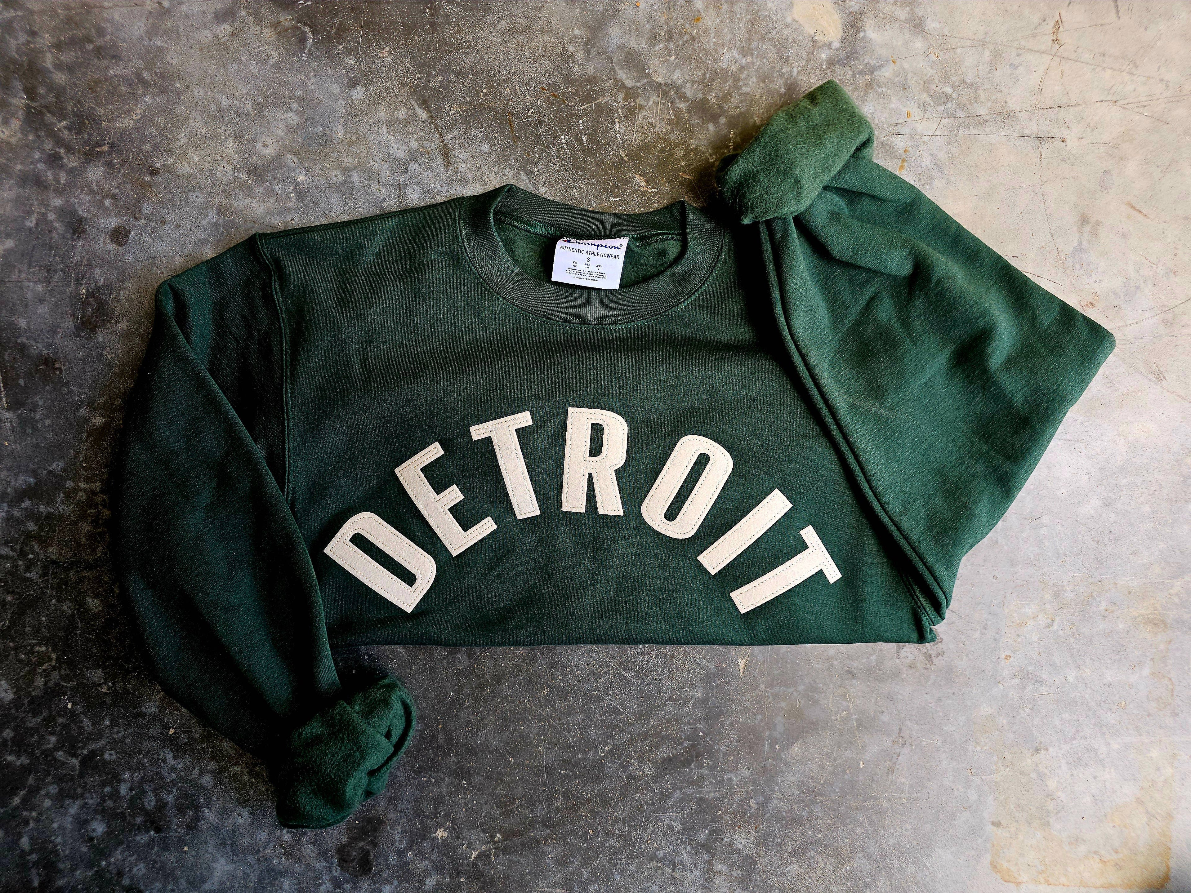 The Letterman - Custom Felt Crewneck Sweatshirt