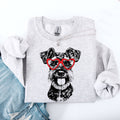 Schnauzer, Pet, Dog Breed, Valentine's Sweatshirt