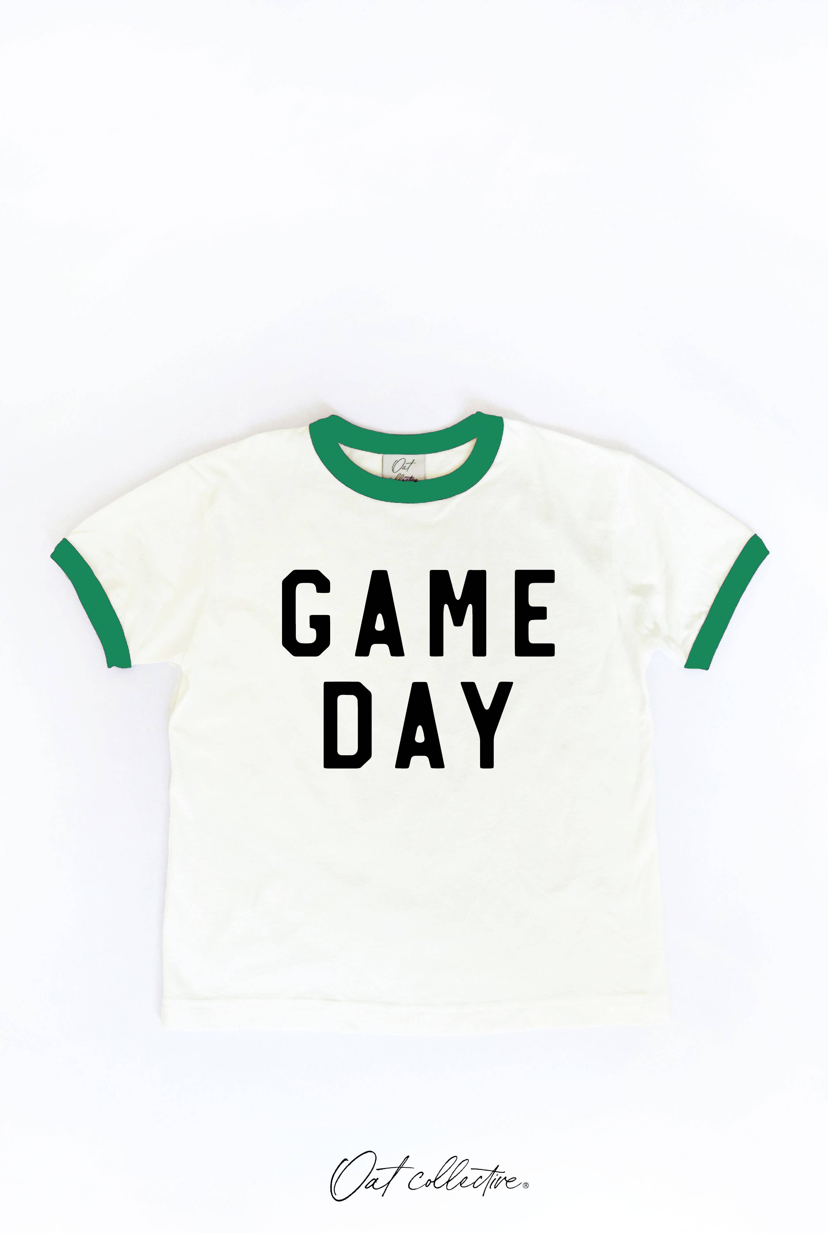 Game Day Toddler Ringer Graphic Top