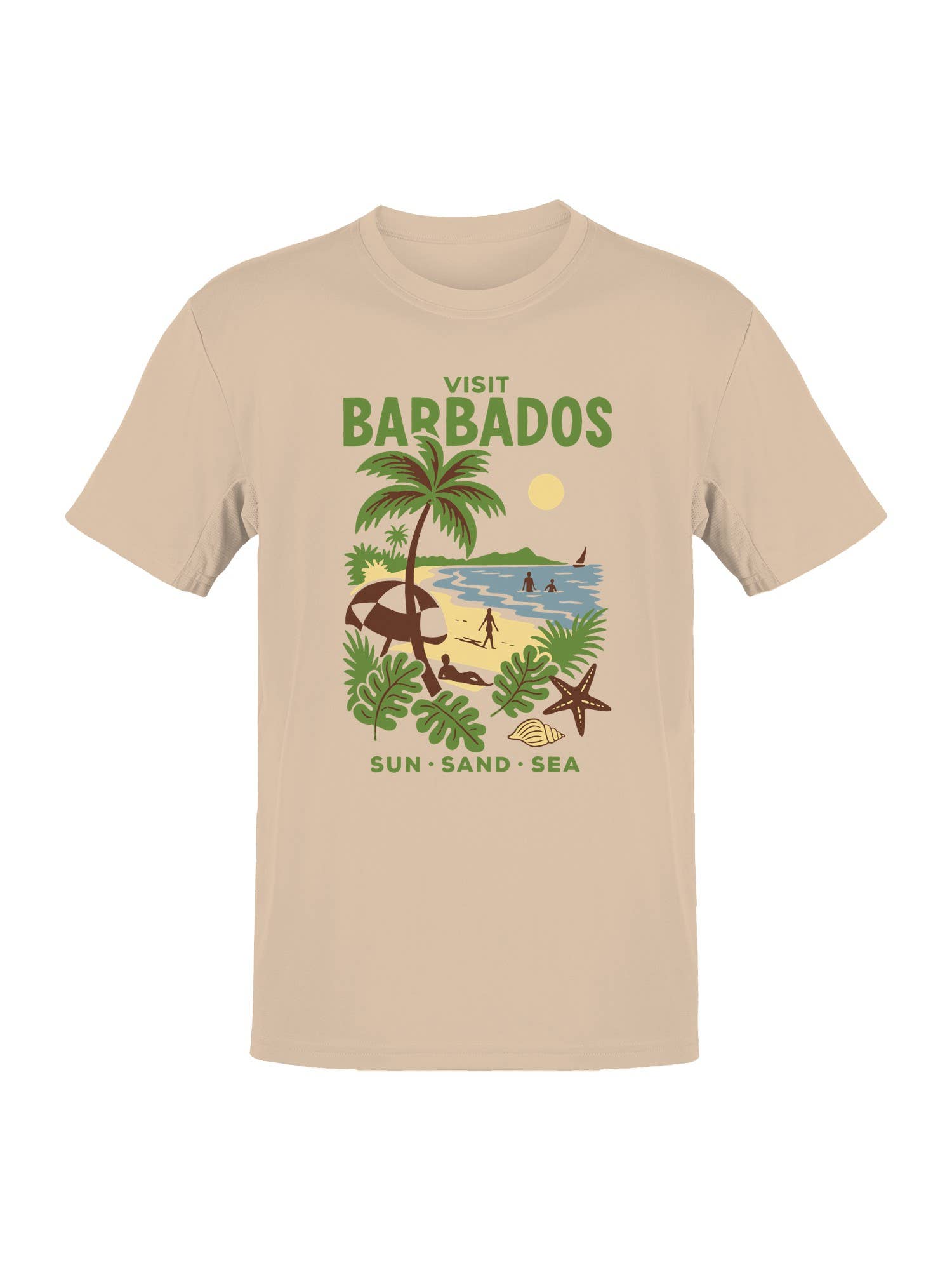 Visit Barbados: Sun, Sand, Sea Men's T-Shirt