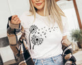Dandelion in the Wind - Boho Nature Outdoors T-Shirt