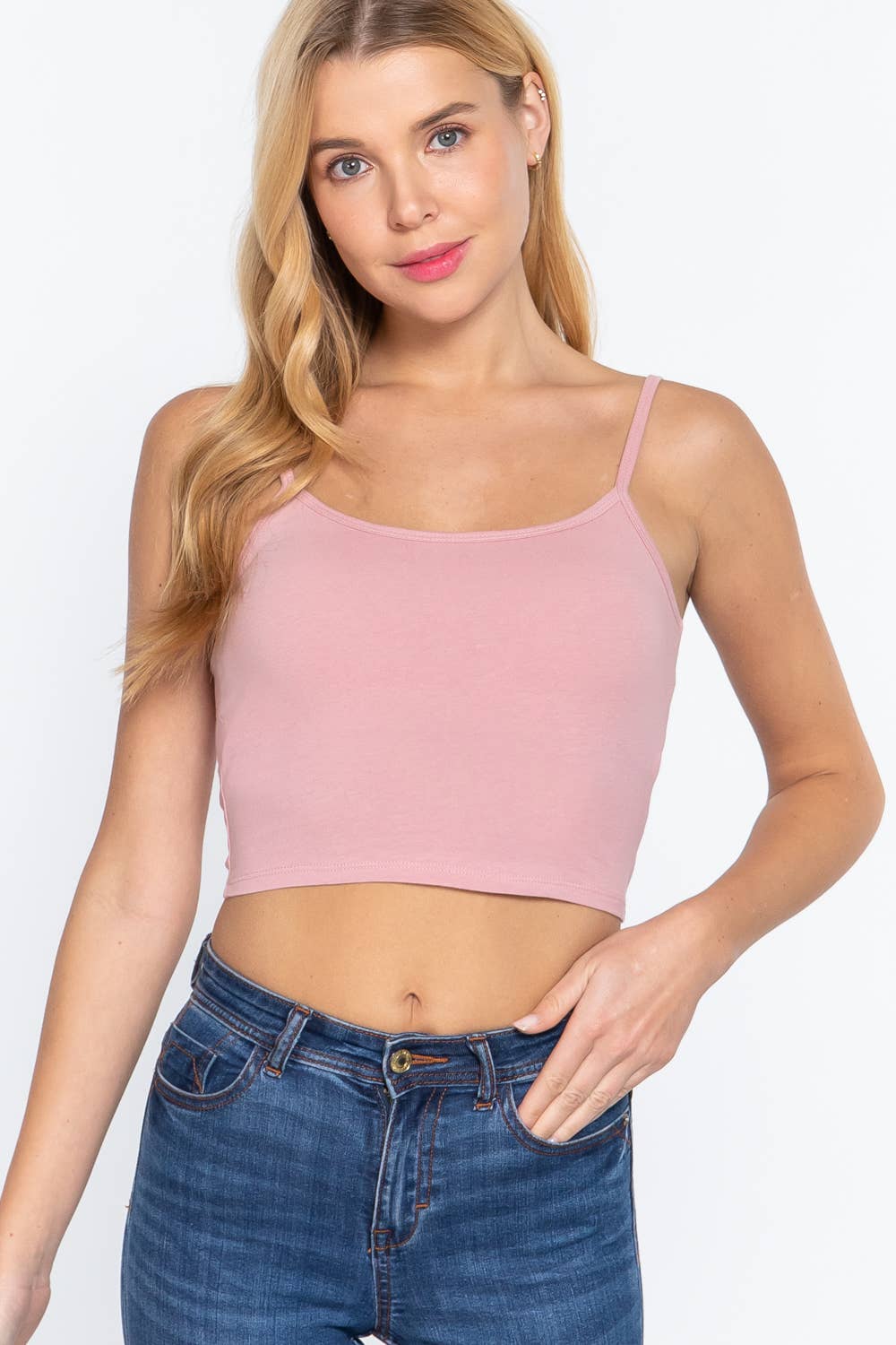 ..SI-22426 Fitted Removable Cup Bra Cami