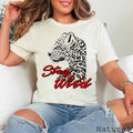 Stay Wild Grunge Retro  Graphic Shirt | Bella Canvas Tee