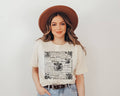Cow Subway Art Graphic Tee | Farm Western Wear Cow Shirt