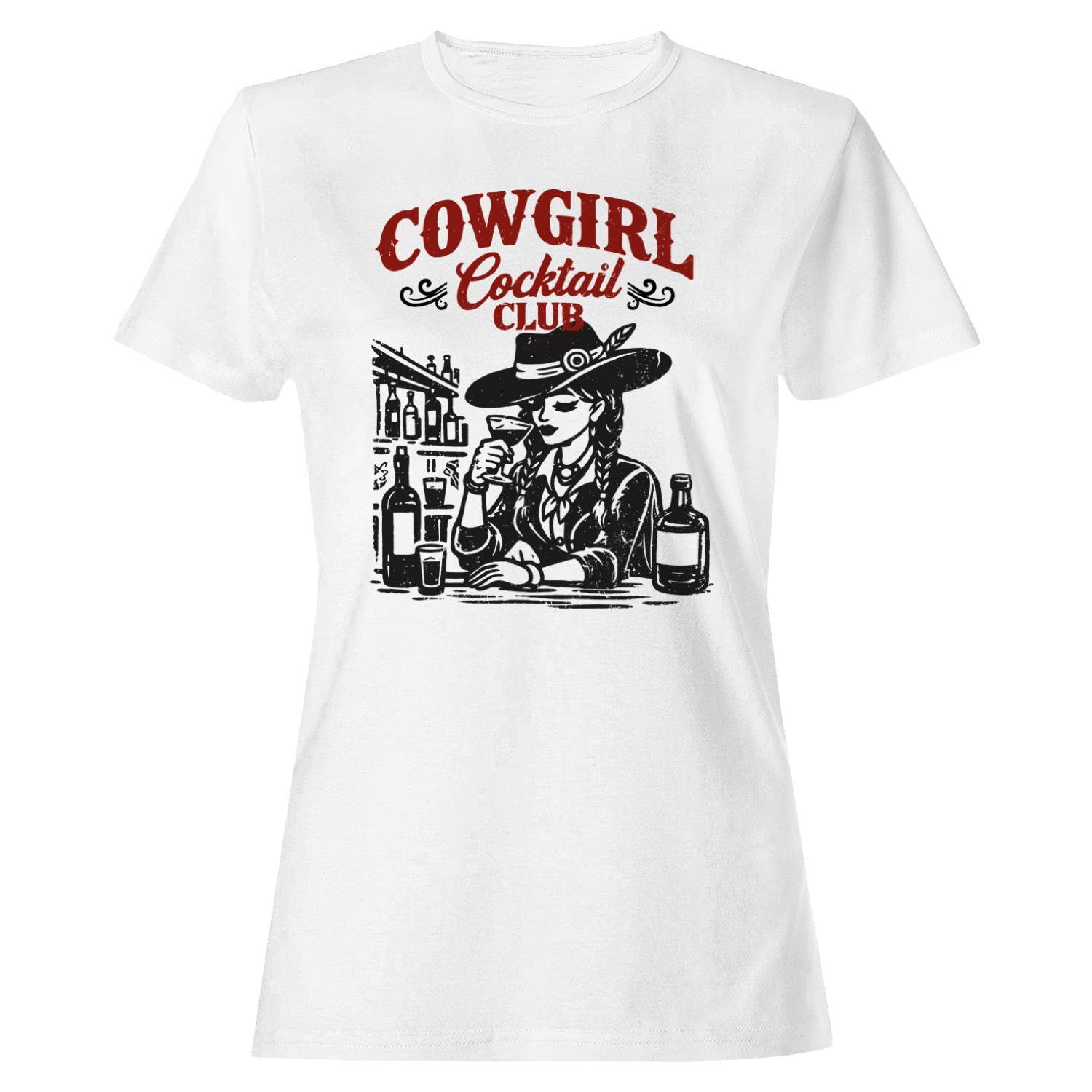 Cowgirl Cocktail Club Women's T-Shirt White