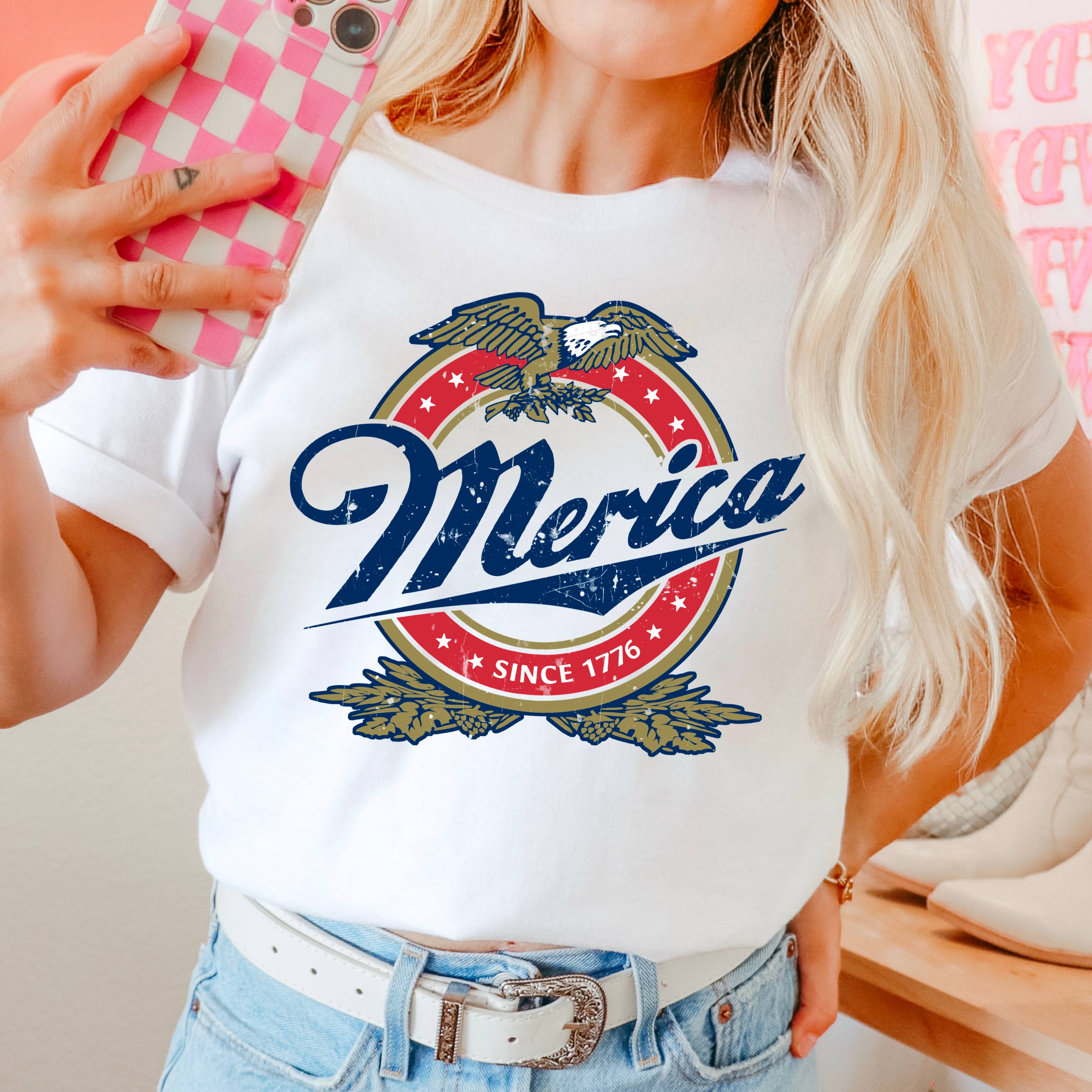 Merica  July 4th Graphic Shirt |Comfort Color