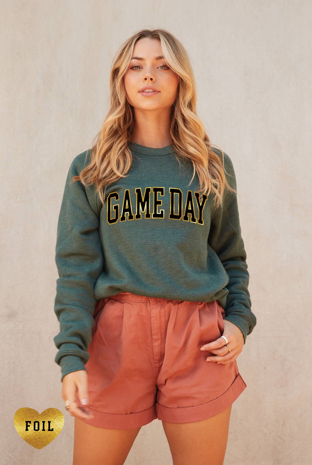 Game Day Foil Graphic Sweatshirt