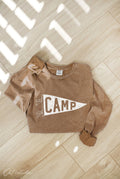Camp Pennant Mineral Washed Long Sleeve Graphic