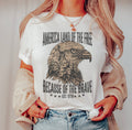 Land of the Free Eagle Tee | Patriotic T Shirt | Usa Tee