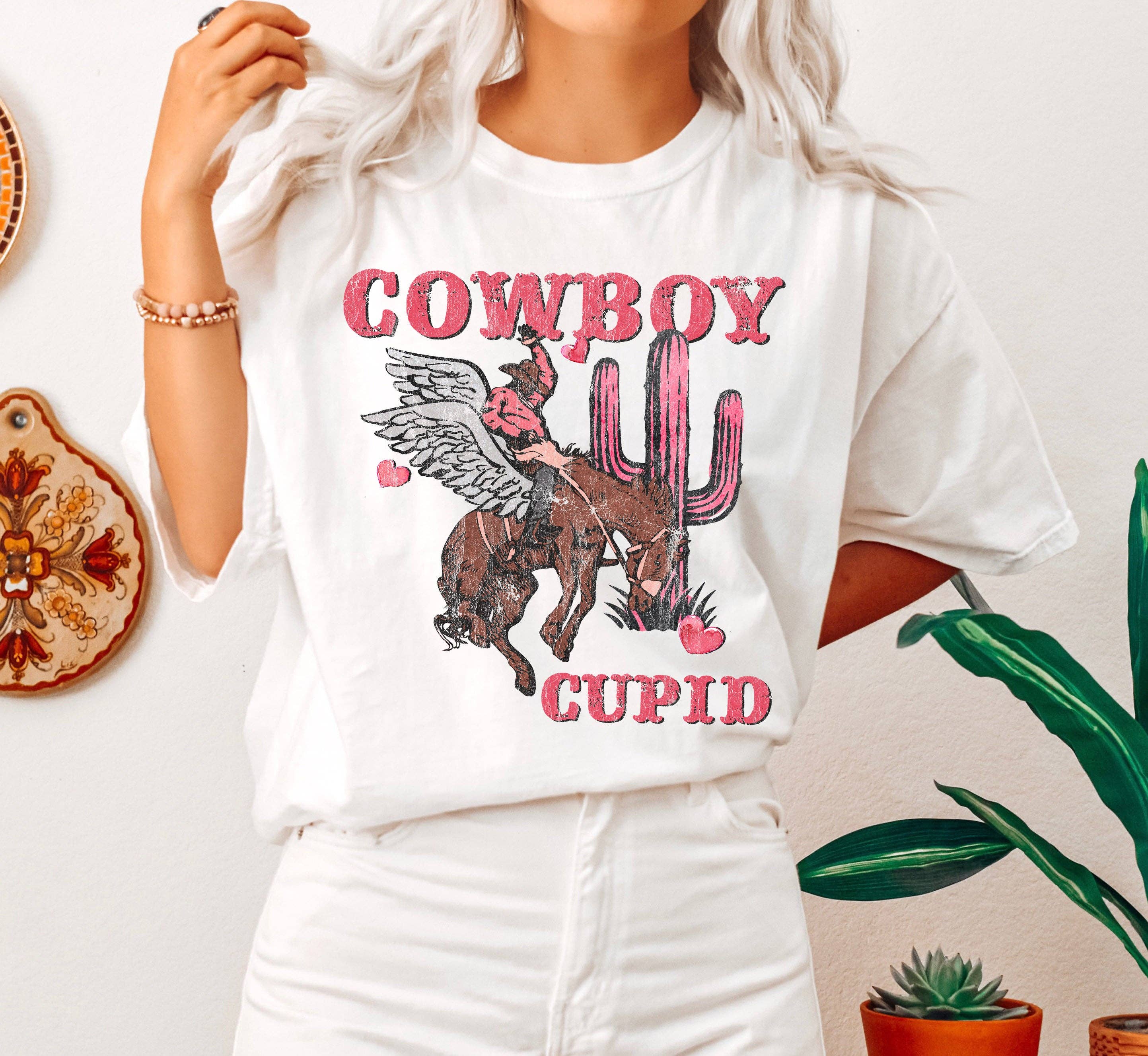 Cowboy Cupid Vintage T-Shirt