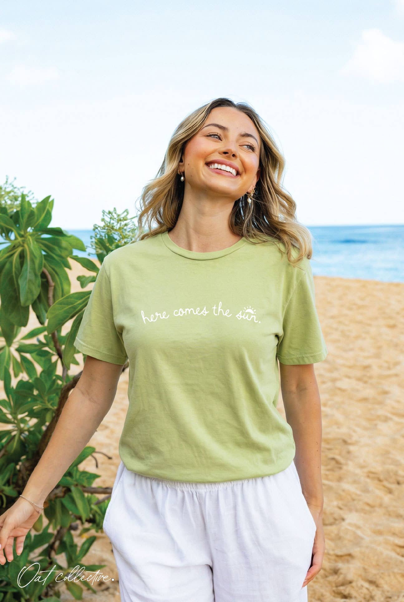 Here Comes the Sun Supima Mineral Washed Tee