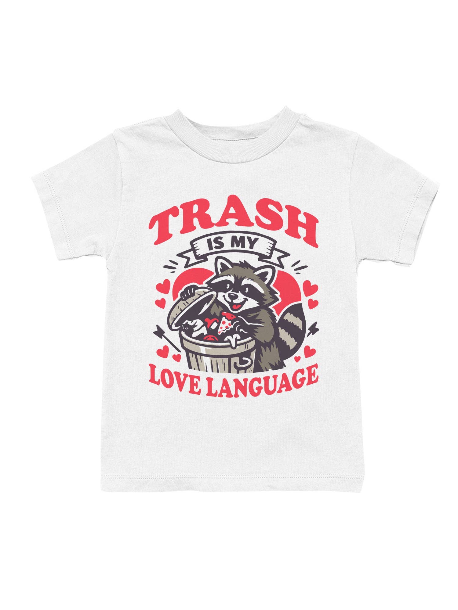 Raccoon Love Language Humor Design Youth's T-Shirt