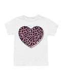 Wild Heart Leopard Print Love Youth's T-Shirt