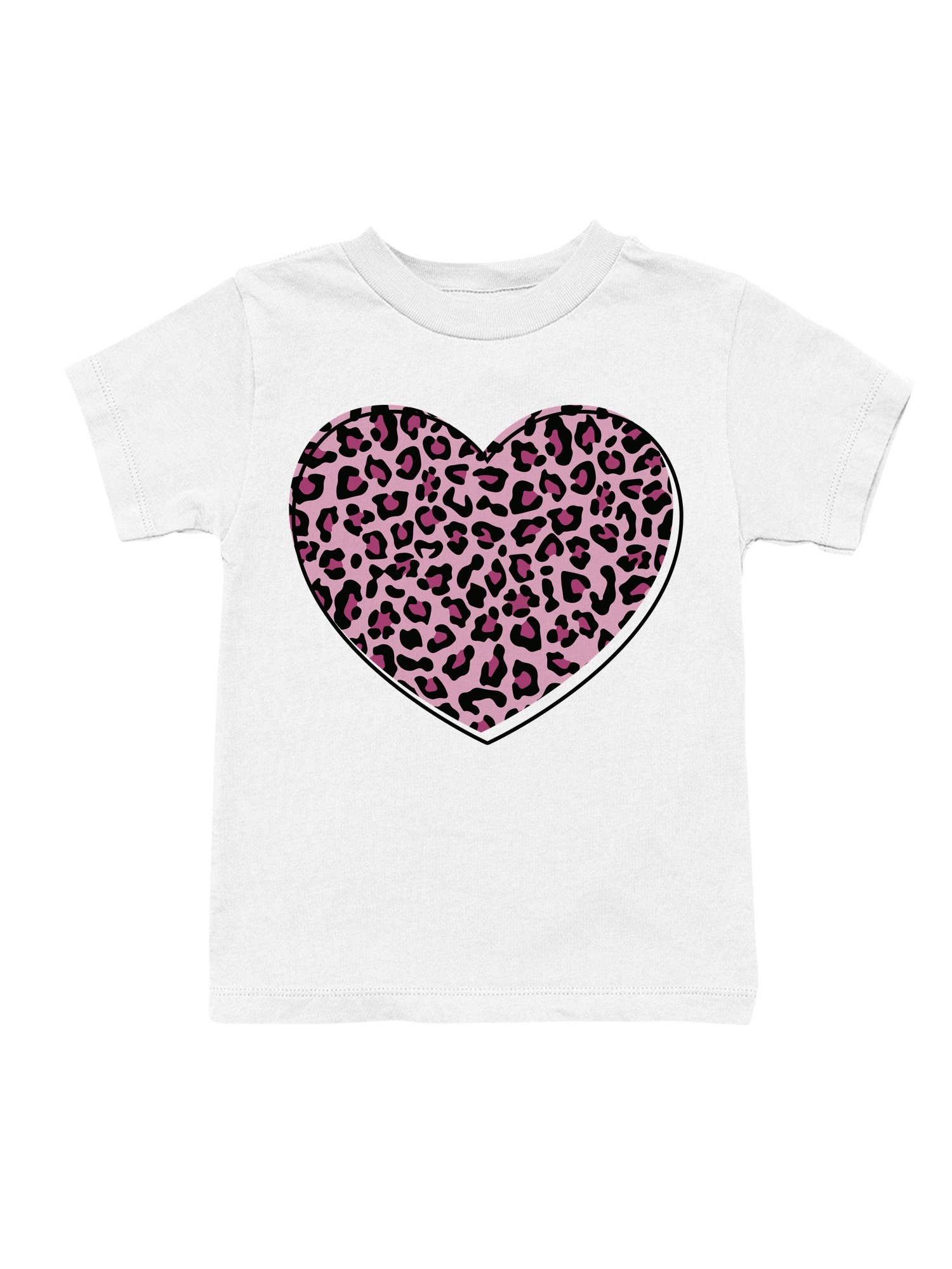 Wild Heart Leopard Print Love Youth's T-Shirt