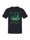Ufo Close Encounter Forest Design Men's T-Shirt