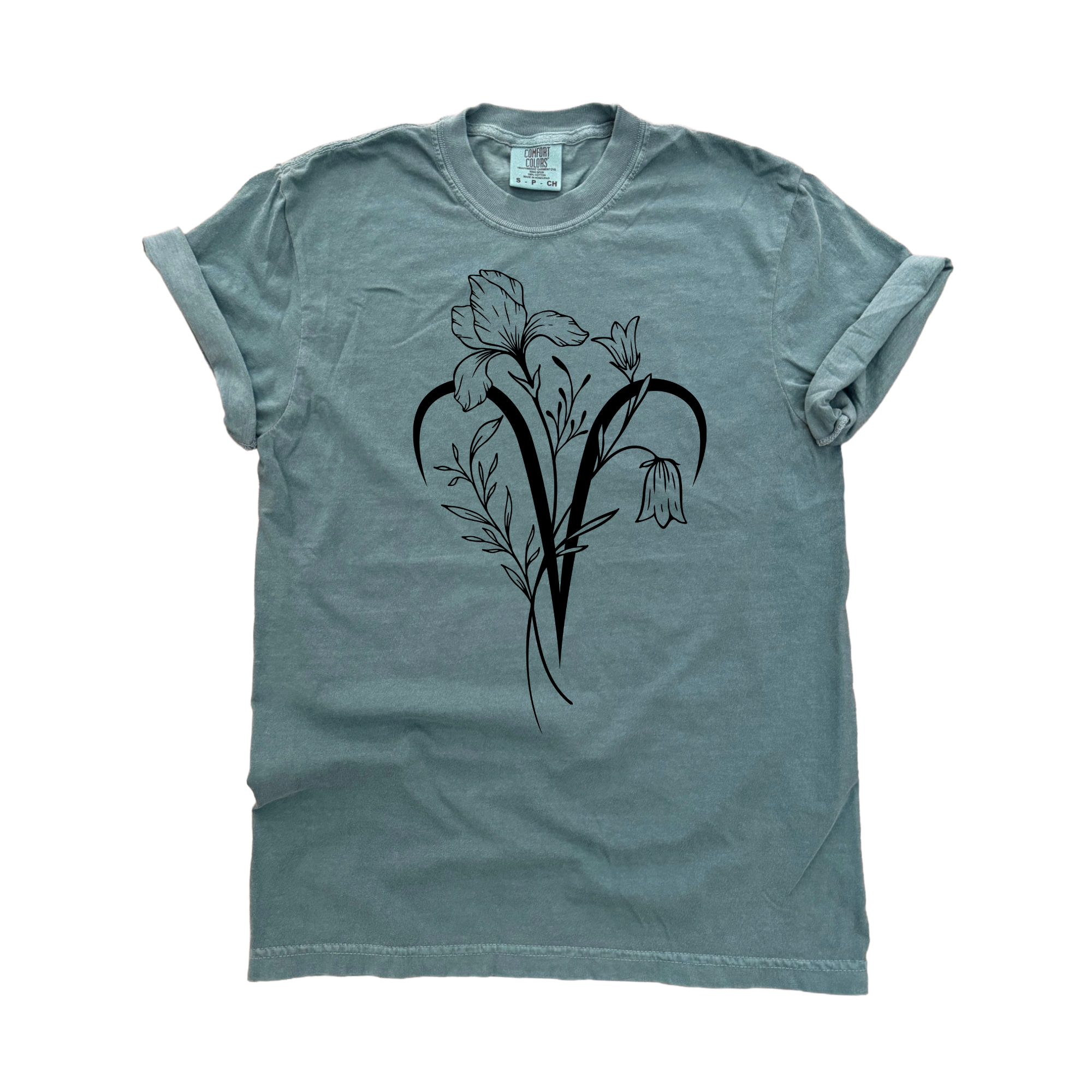 Aries – Floral Zodiac Tee